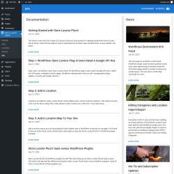 Page screenshot: Store Locator Plus® → Info