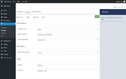 Page screenshot: Store Locator Plus® → Settings