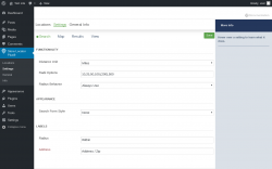 Page screenshot: Store Locator Plus® → Settings