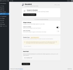 Page screenshot: Storebird