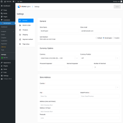 Page screenshot: StoreEngine → Settings
