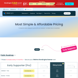 Page screenshot: StoreEngine →  Get Pro