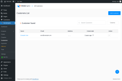 Page screenshot: StoreEngine → Customers