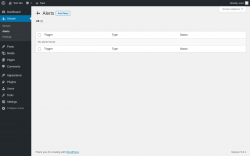 Page screenshot: Stream → Alerts