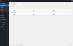 Page screenshot: Stream → Alerts