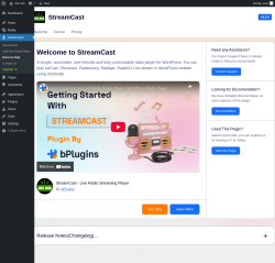 Page screenshot: StreamCast → Demo & Help