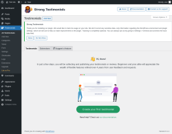 Page screenshot: Testimonials 