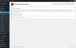 Page screenshot: Testimonials  &rarr; Logs