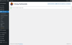 Page screenshot: Testimonials  &rarr; Logs