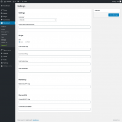 Page screenshot: Studiocart → Settings