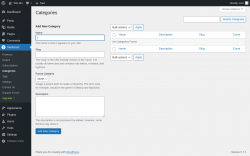 Page screenshot: Studiocart → Categories