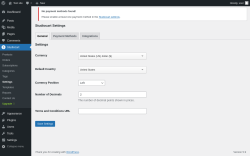 Page screenshot: Studiocart → Settings