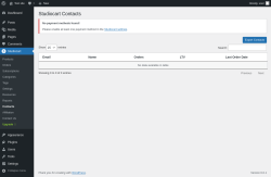 Page screenshot: Studiocart → Contacts