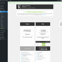Page screenshot: Studiocart → Upgrade  ➤