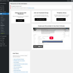 Page screenshot: Studiocart → Resources