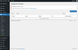 Page screenshot: Studiocart → Contacts