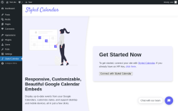 Page screenshot: Styled Calendar