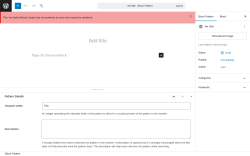 Page screenshot: Styles Library → Add New Pattern
