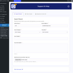Page screenshot: Stylish Cost Calculator → Support & Help