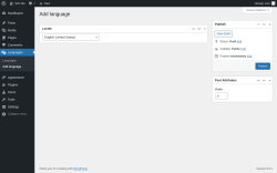 Page screenshot: Languages &rarr; Add language