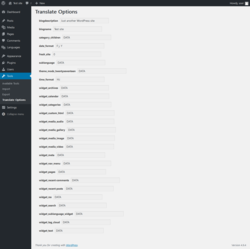 Page screenshot: Tools &rarr; Translate Options