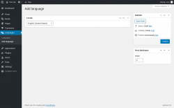 Page screenshot: Languages &rarr; Add language