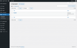 Page screenshot: Languages
