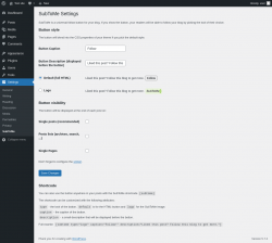 Page screenshot: Settings &rarr; SubToMe