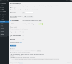 Page screenshot: Settings &rarr; SubToMe