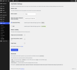 Page screenshot: Settings &rarr; SubToMe