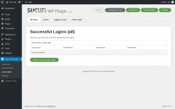 Page screenshot: Sucuri Security &rarr; Last Logins