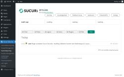 Page screenshot: Sucuri Security → Events Reporting