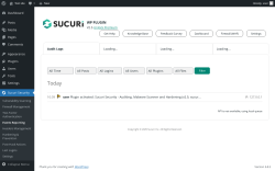 Page screenshot: Sucuri Security → Events Reporting