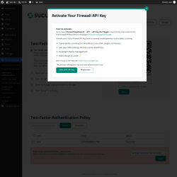 Page screenshot: Sucuri Security &rarr; Two-Factor Authentication