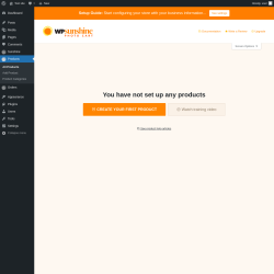 Page screenshot: Products