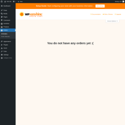 Page screenshot: Orders