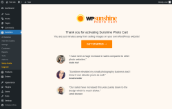 Page screenshot: Setup Guide ‹ Test site — WordPress