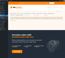 Page screenshot: Orders