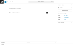 Page screenshot: Products &rarr; Add New Product