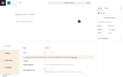 Page screenshot: Products &rarr; Add New Product