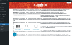 Page screenshot: Supafolio &rarr; Add New
