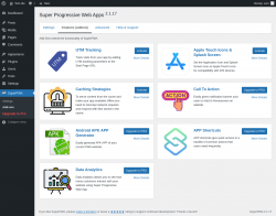 Page screenshot: SuperPWA &rarr; Add-ons