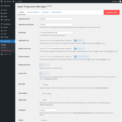 Page screenshot: SuperPWA