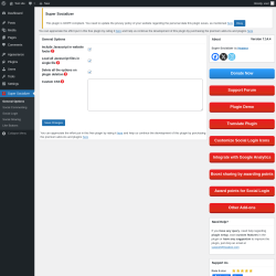 Page screenshot: Super Socializer
