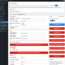 Page screenshot: Super Socializer → Social Commenting