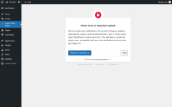 Page screenshot: ‹ Test site — WordPress