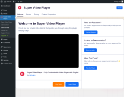 Page screenshot: Super Video Player → Demo & Help