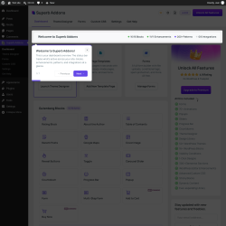 Page screenshot: Superb Addons