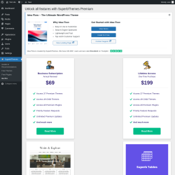 Page screenshot: SuperbThemes &rarr; Go Pro