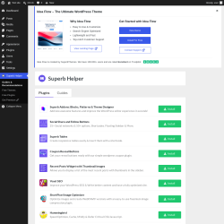 Page screenshot: Superb Helper